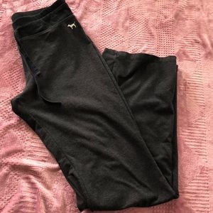 Dark Grey Pink Yoga Pants